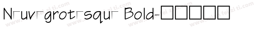 Neuvegrotesque Bold字体转换